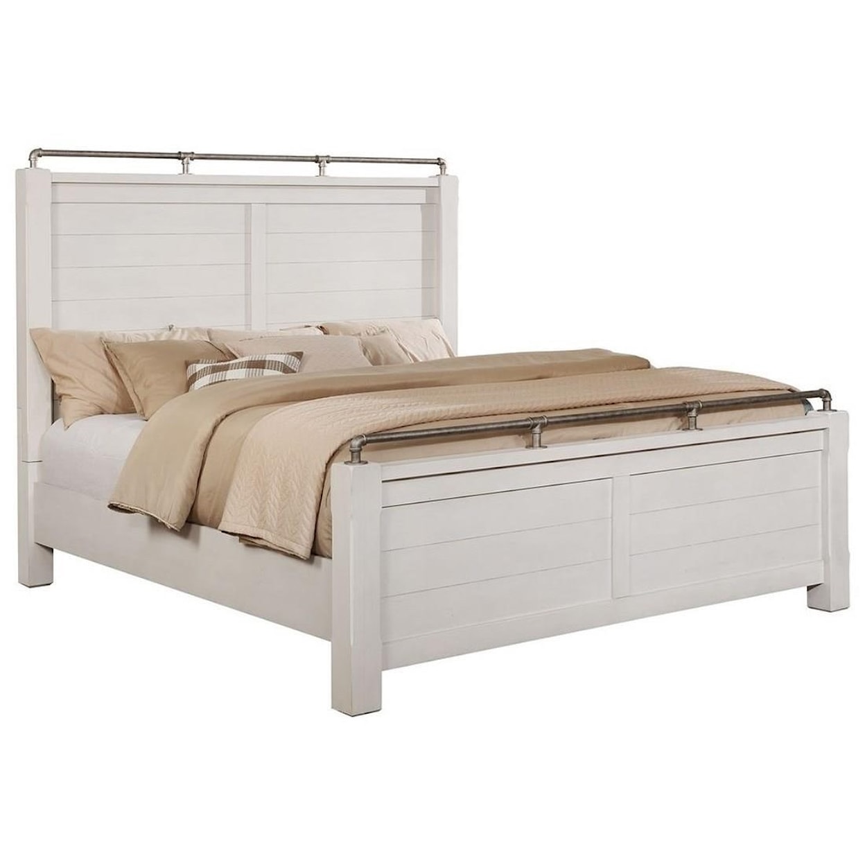 Avalon Furniture Bellville - White Queen Post Bed