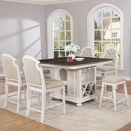 Kitchen Island and Chair Set