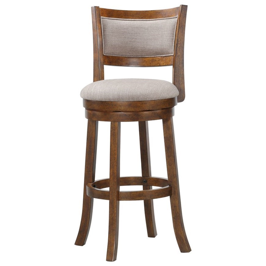 Upholstered Swivel Bar Stool