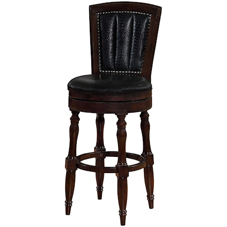 Bar Stool with Upholstered Seat