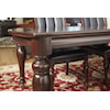 Avalon Furniture Dundee Place 9 Piece Leg Table with 2 Leaf Set