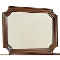 Beveled Mirror with Cutaway Corner Design