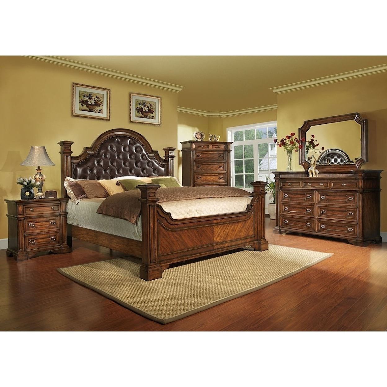Avalon Furniture Highland Ridge King Bedroom Group