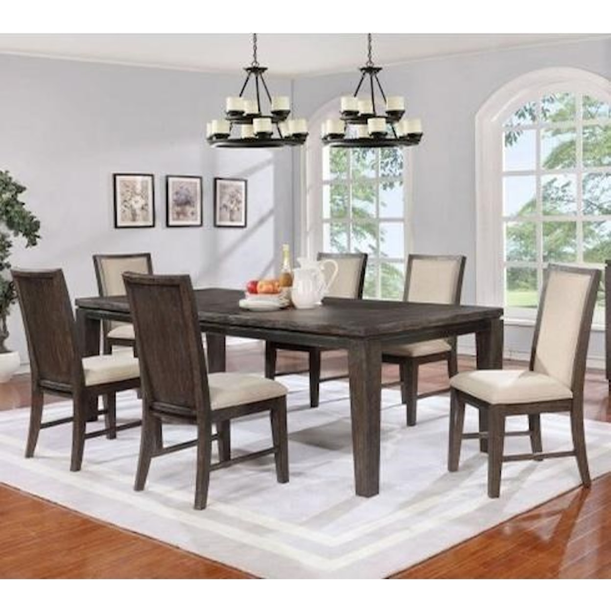 Avalon Furniture Homestead 7-Piece Table and Chair Set