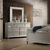 Avalon Furniture Kaleidoscope Dresser and Mirror Set