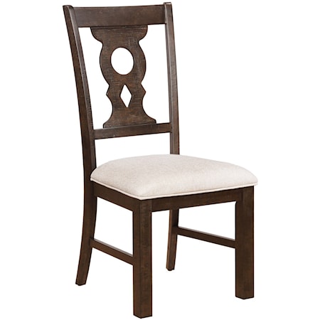 Keyhole Splat Dining Chair