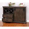 Avalon Furniture Lancaster Sideboard with Barn Door