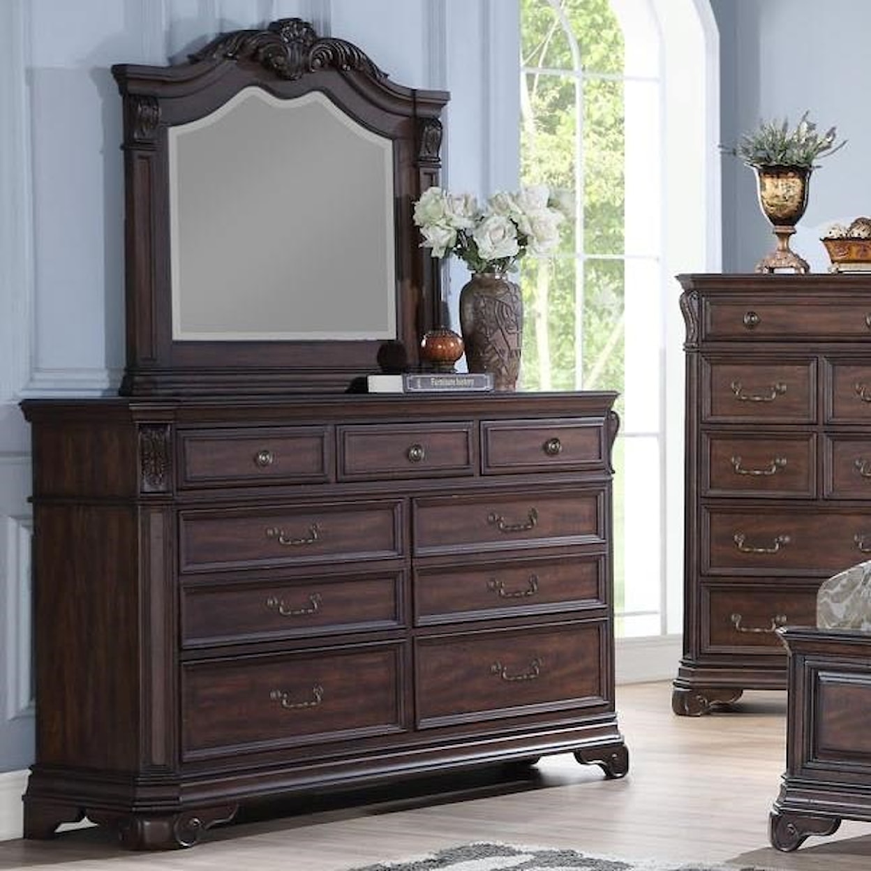 Avalon Furniture Lyla Dresser and Mirror