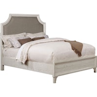 Relaxed Vintage King Upholstered Bed