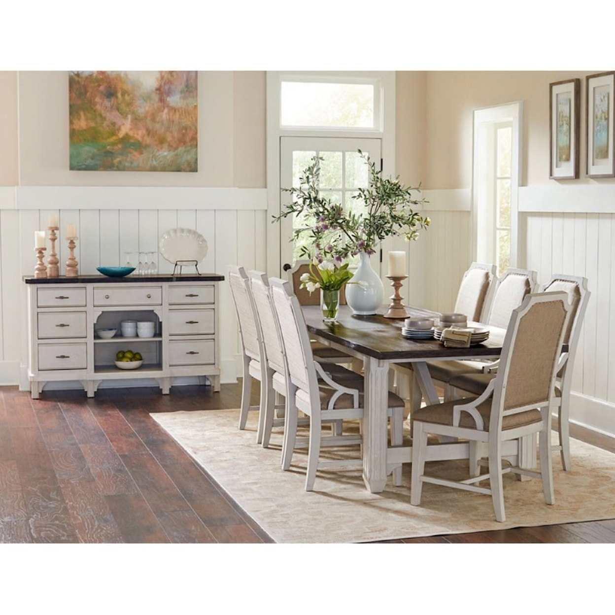 Avalon Furniture Mystic Cay Formal Dining Group