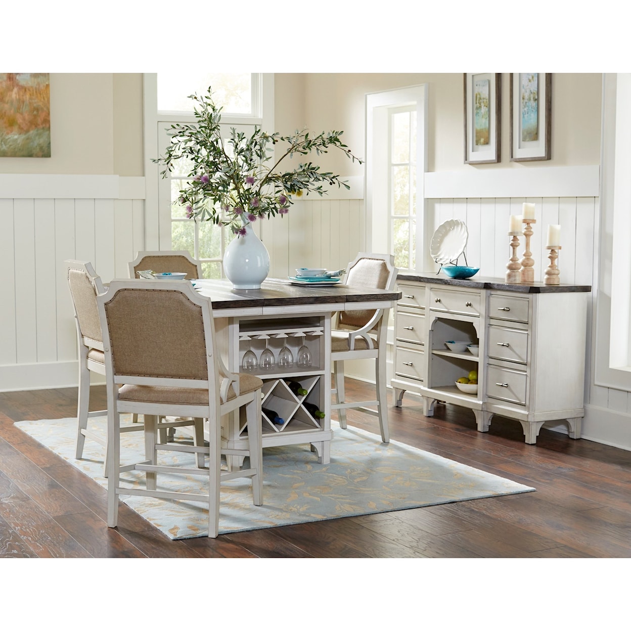 Avalon Furniture Mystic Cay Casual Dining Room Group