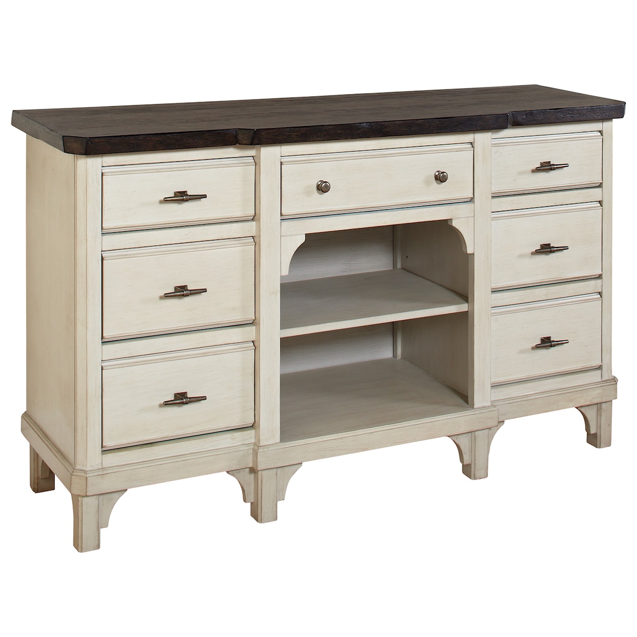 Avalon Furniture Mystic Cay 7 Drawer Sideboard