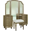 Avalon Furniture Regency Gold Vanity Bench