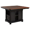 Avalon Furniture Rivington Hall 9-Piece Kitchen Island Table Set