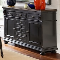 Traditional Two-Tone Sideboard