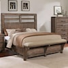 Avalon Furniture Round Rock King Panel Bed