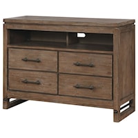 Contemporary 4-Drawer Media Chest