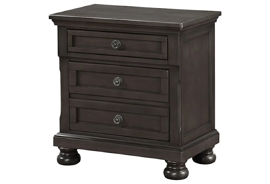 Stella 2-Drawer Nightstand w/ Hidden Drawer W/ USB by Avalon Furniture at VanDrie Home Furnishings