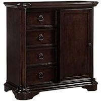Traditional 4 Drawer Gentleman's Chest