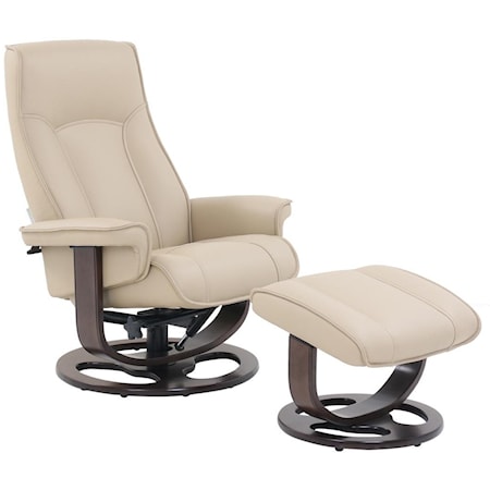 Swivel Chair and Ottoman