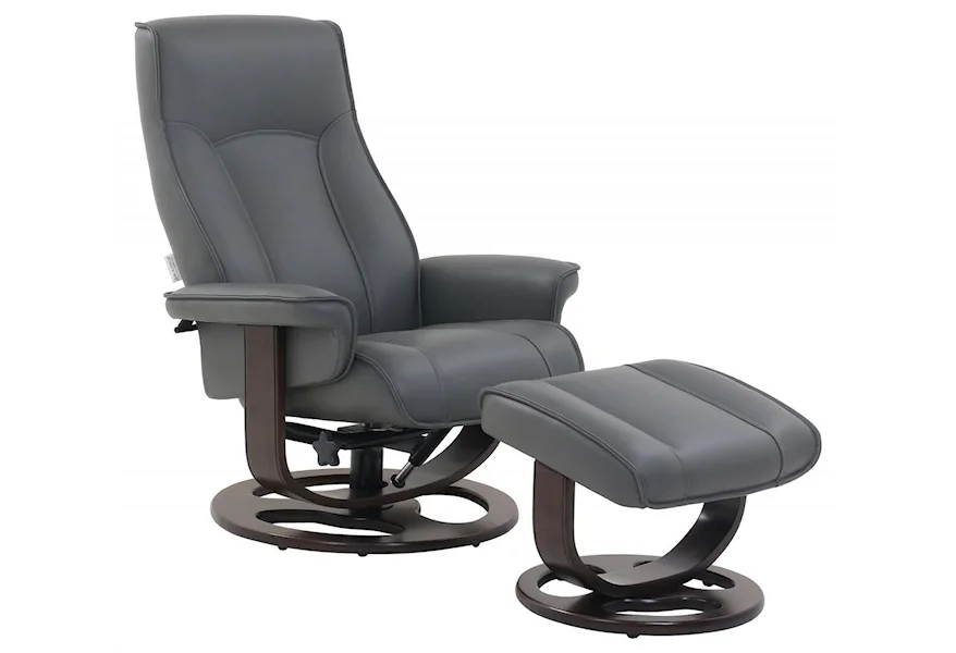 Austin Swivel Chair and Ottoman by Barcalounger at Johnny Janosik