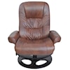 Barcalounger Jacque Swivel Recliner and Ottoman