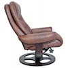 Barcalounger Jacque Swivel Recliner and Ottoman