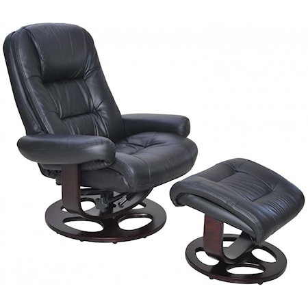 Swivel Chair and Ottoman