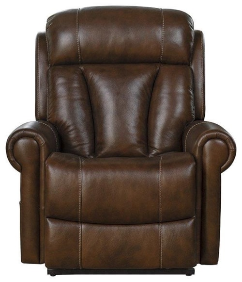 Transitional Power Lift Recliner with Power Headrest & Lumbar