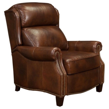 Push thru the arm recliner