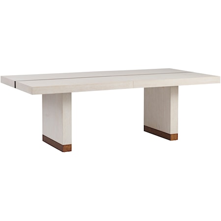 Vista Rectangular Dining Table with 2 Table Leaves