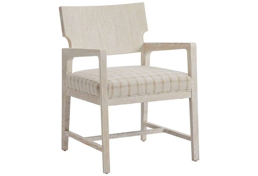 Carmel Ridgewood Arm Chair by Barclay Butera at Baer's Furniture