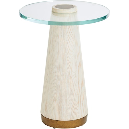 Castlewood Glass Top Accent Table