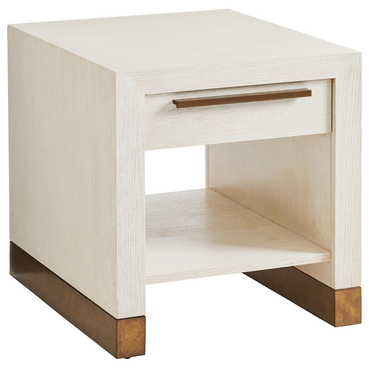 Barclay Butera Carmel Huckleberry Drawer End Table