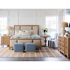 Barclay Butera Newport Crystal Cove Upholstered Panel Bed 5/0 Queen