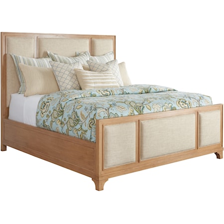 Crystal Cove Upholstered Panel Bed 6/0 CKing