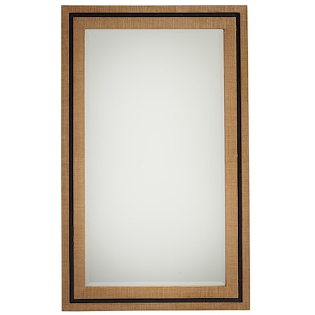 La Costa Rectangular Raffia Mirror