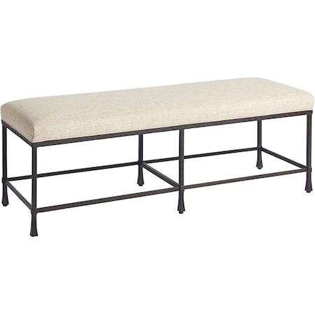 Ruby Bed Bench in Ventura Ivory Fabric