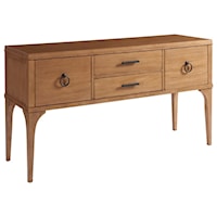 Seaside Sideboard with Deep Drawers and Silverware Storage