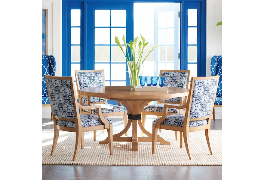 Newport 5 Pc Dining Set by Barclay Butera at Esprit Decor Home Furnishings