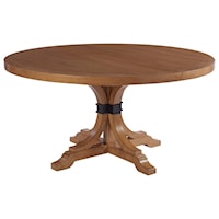 Magnolia 60" Round Dining Table with Table Extension Leaf