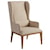 Barclay Butera Newport Seacliff Host Wing Chair in Ventura Ivory Fabric