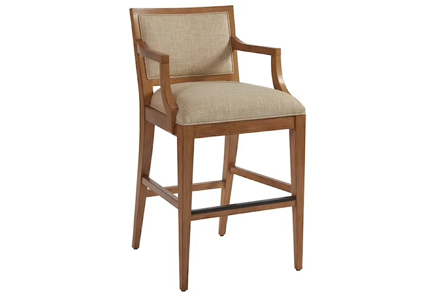 Newport Eastbluff Bar Stool (married) by Barclay Butera at Esprit Decor Home Furnishings