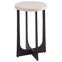 Breakwater Accent Table with Stone Top