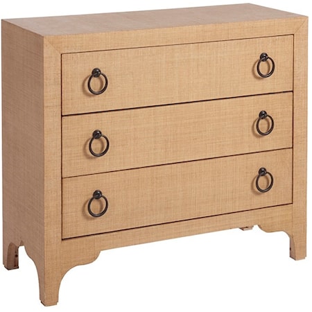 Balboa Island Raffia Hall Chest