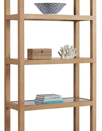 Beachcomber Raffia Etagere