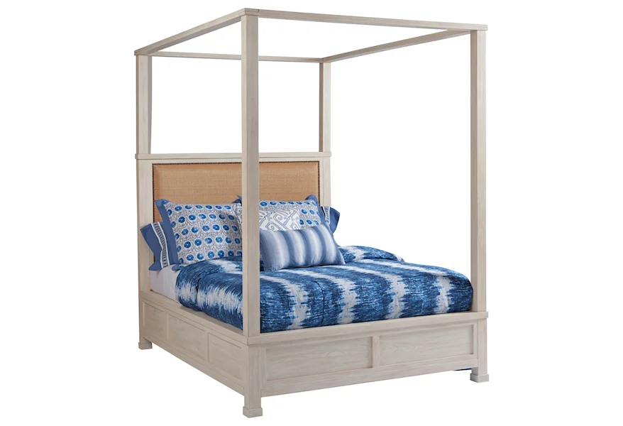 Newport Shorecliff Canopy Bed 6/0 King by Barclay Butera at Esprit Decor Home Furnishings