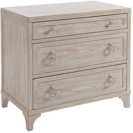 Cliff Three Drawer Nightstand