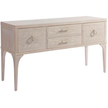 Seaside Sideboard with Deep Drawers and Silverware Storage