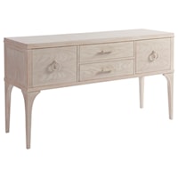 Seaside Sideboard with Deep Drawers and Silverware Storage